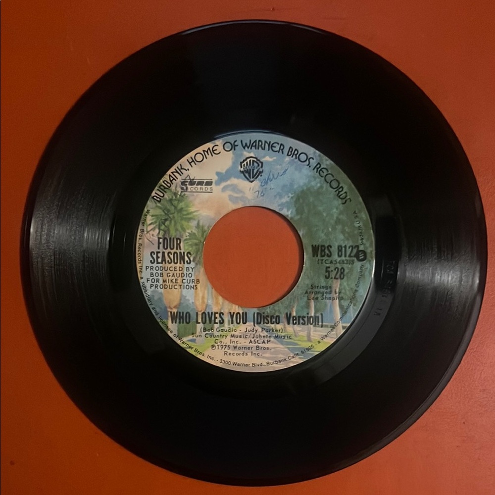 Four Seasons Vinyl Record 45 rpm
